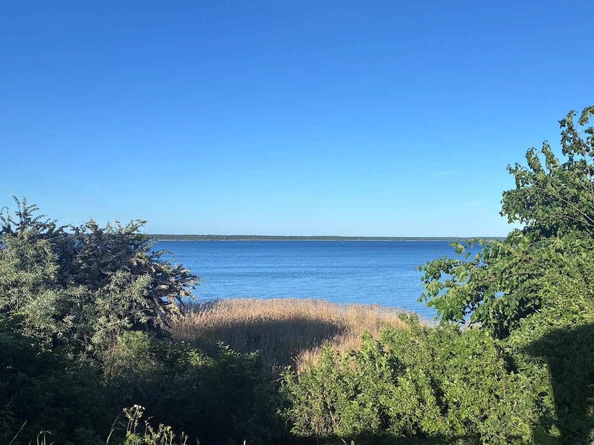 Blick auf die Müritz bei Klink – Schreibort von Karl H. Mindenberg